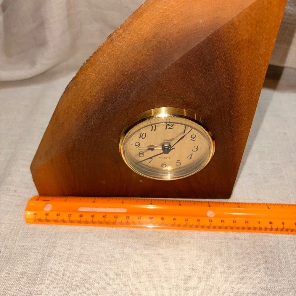 Vintage‎ Repurposed Barn Wood Desk Clock Barn Again Furniture Co Quartz Analog